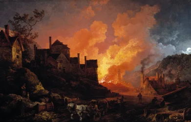 Coalbrookdale bei Nacht, 1801